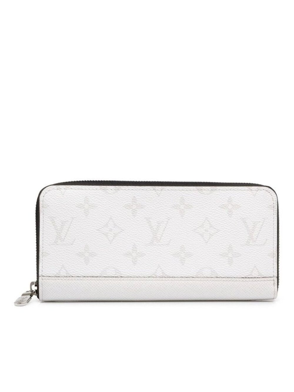 Louis Vuitton Taigarama Zippy Wallet Horizontal Zip Around White Leather